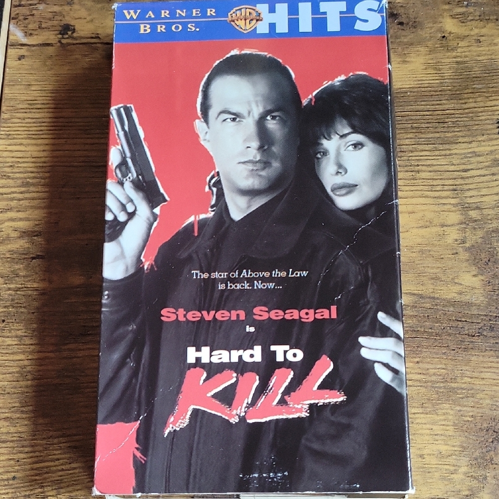 Warner Bros. Hits 'Hard to Kill' VHS - Red and Blue